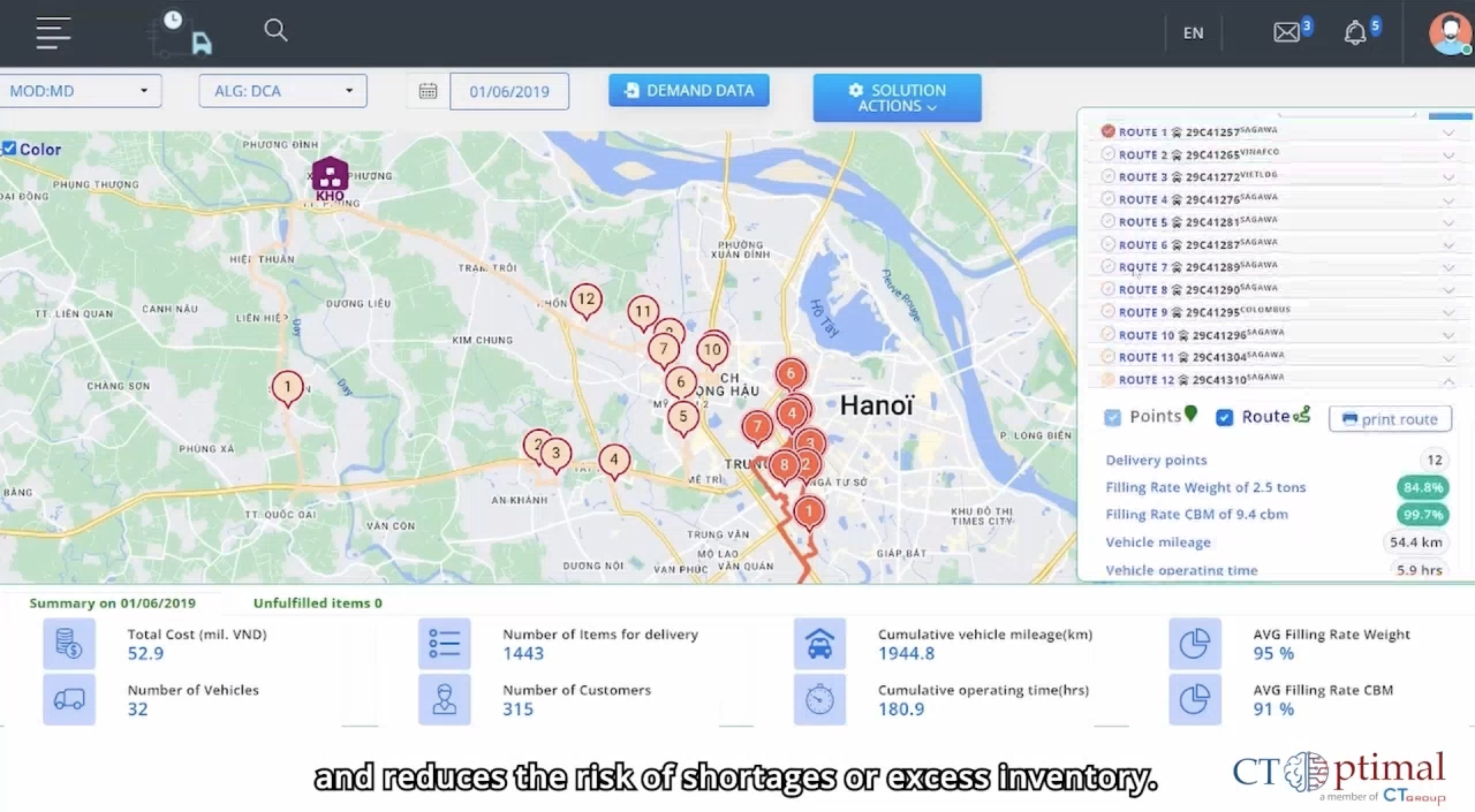 DCASOLVER: Industrial Logistics & Route Optimization Platform